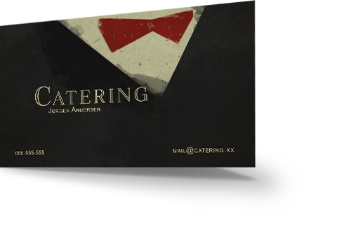 Design: Catering Business Card