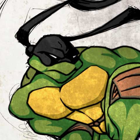 Turtle on a Rooftop - Color Step B